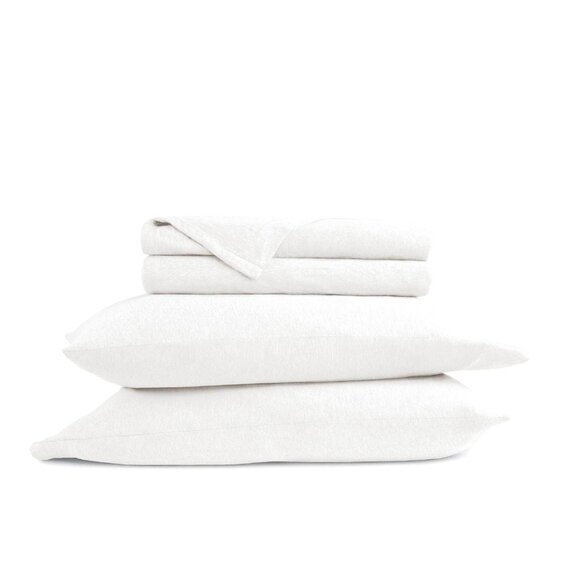 NWT IEnjoy Home Ultra Soft Cotton Jersey Sheet 4-Piece Sheet Set Navy Blue Full - Picture 4 of 11